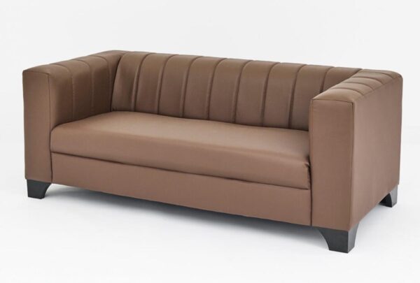 GRACE BROWN PVC SOFA SET - Image 3