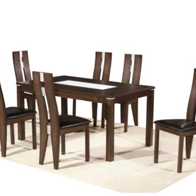 CALIFORNIA TABLE WITH 6 ALASKA CHAIRS