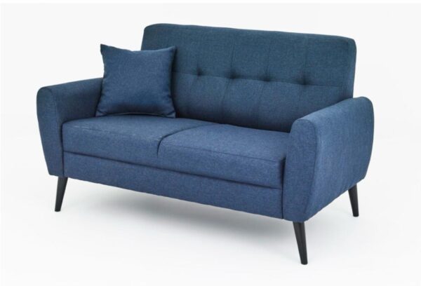 CHIC NAVY FABRIC SOFA SET - Image 4