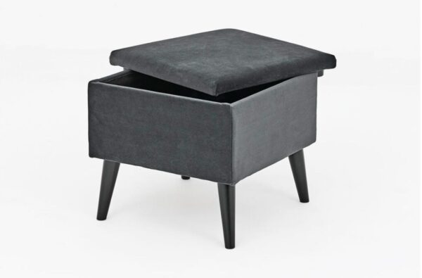 CHIC GREY GREY VELVET SOFA SET - Image 2