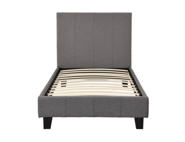 CHESTER GREY FABRIC BED FRAME - Image 3