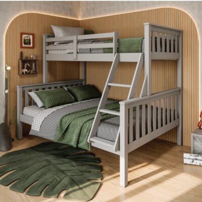 MISSION TRIPLE BUNK BED GREY
