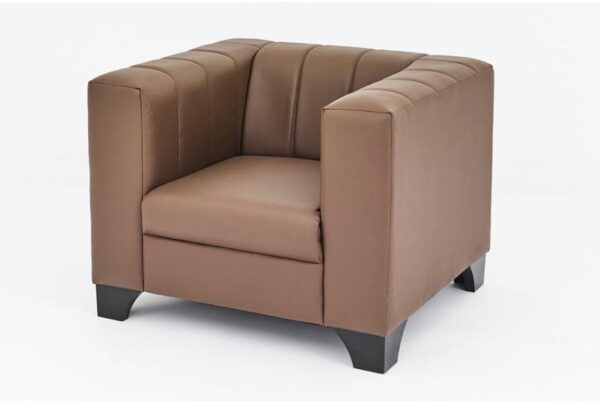 GRACE BROWN PVC SOFA SET - Image 2
