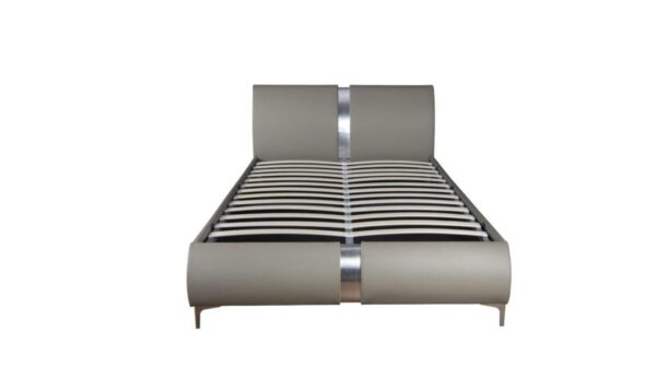 ARIANA OTTOMAN TAUPE PU BED FRAME - Image 3