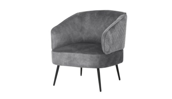 EXQUISITE GREY GREY VELVET SOFA SET - Image 2