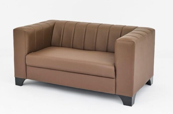 GRACE BROWN PVC SOFA SET - Image 4