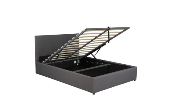CHESTER OTTOMAN GREY FEBRIC BED FRAME - Image 4