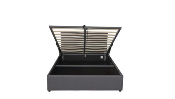 CHESTER OTTOMAN GREY FEBRIC BED FRAME - Image 3