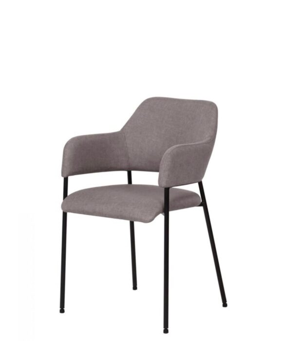 BRENT CHAIR FABRIC GREY