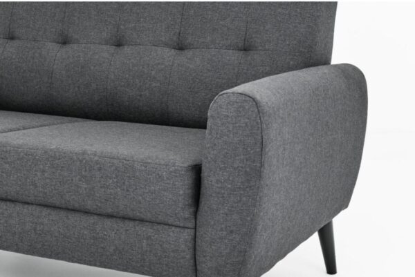 CHIC GREY FABRIC SOFA SET - Image 5