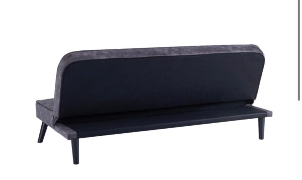 BROOKLYN GREY VELVET SOFA SET - Image 5