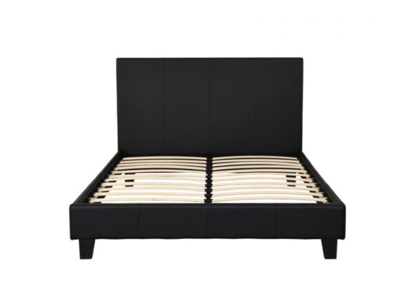 CHESTER BLACK PVC BED FRAME - Image 2