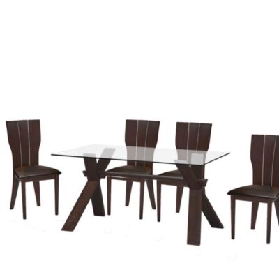 WASHINGTON DINING TABLE WITH 4 CHICAGO CHAIRS
