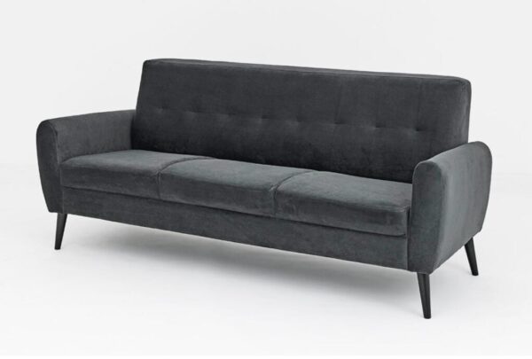 CHIC GREY GREY VELVET SOFA SET - Image 7