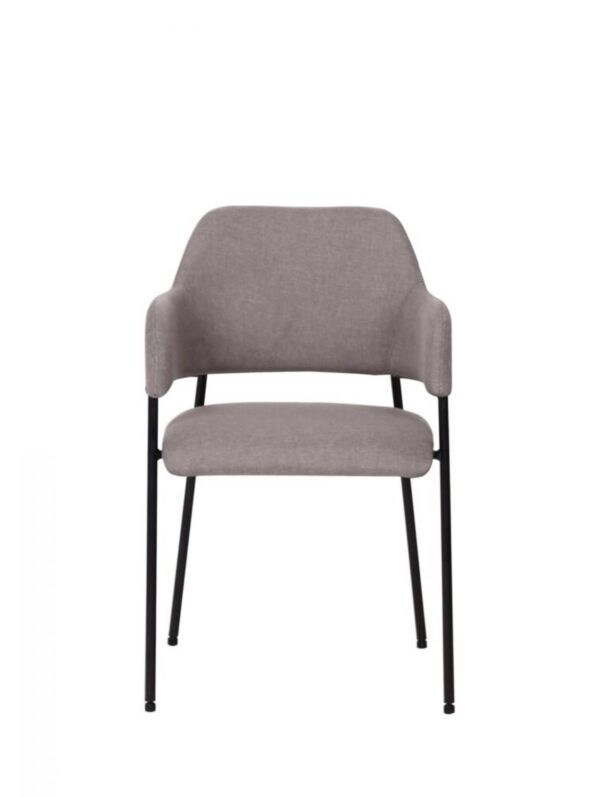BRENT CHAIR FABRIC GREY - Image 4
